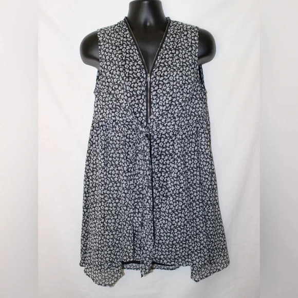 Women’s AllSaints Jayda Scatter Floral Sleeveless Spring Sundress Size Large - Picture 2 of 13